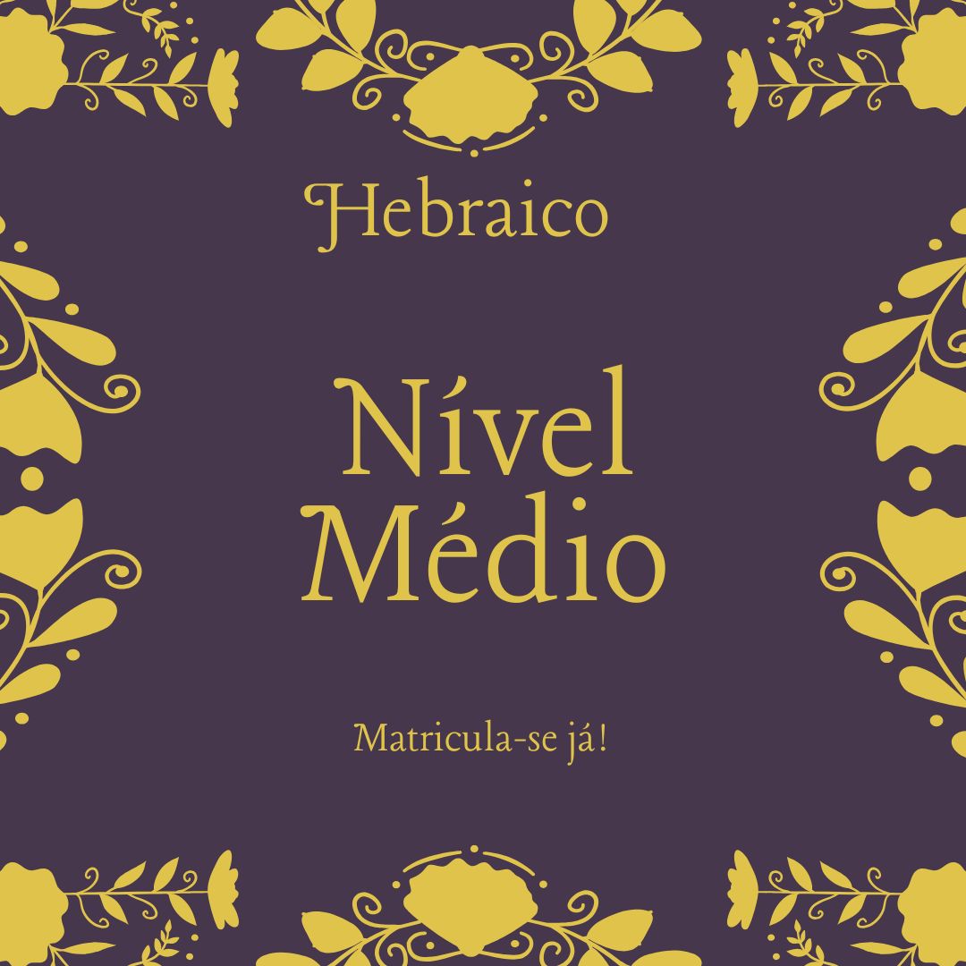 Curso de Hebraico Nível médio